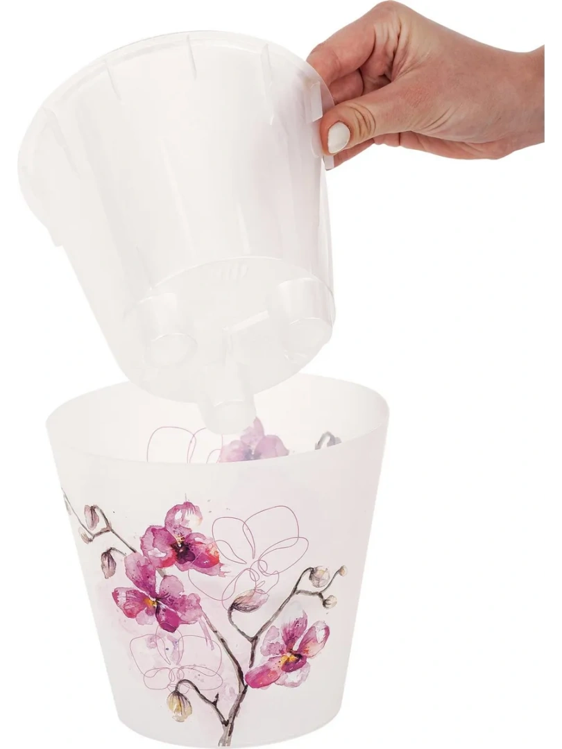 Кашпо London orchid deco фуксия 1,6л